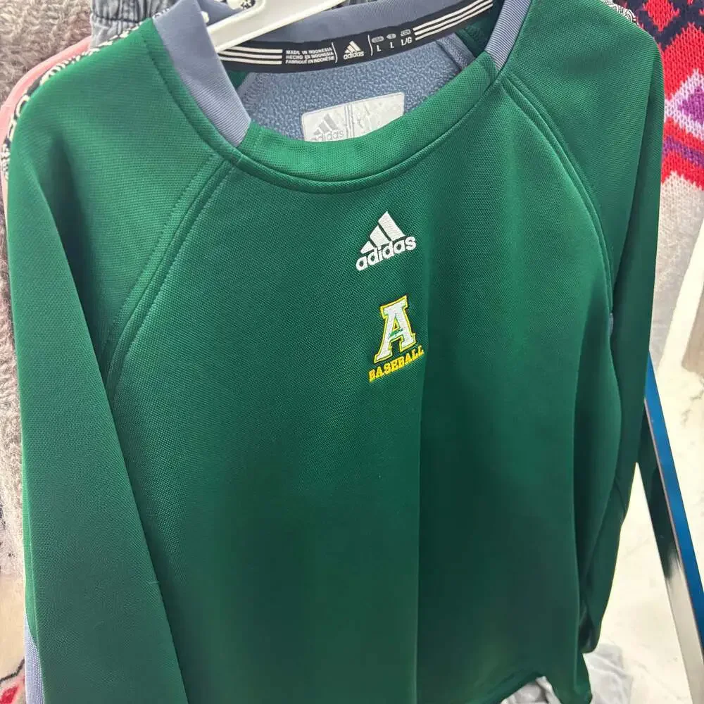 Adidas baseball dugout pullover‎ size large